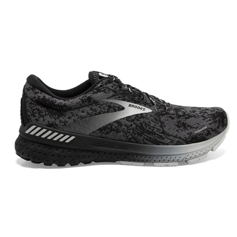 Brooks Adrenaline GTS 21 Road Running Shoes - Men's - Magnet/Black/Oyster (30526-WABV)